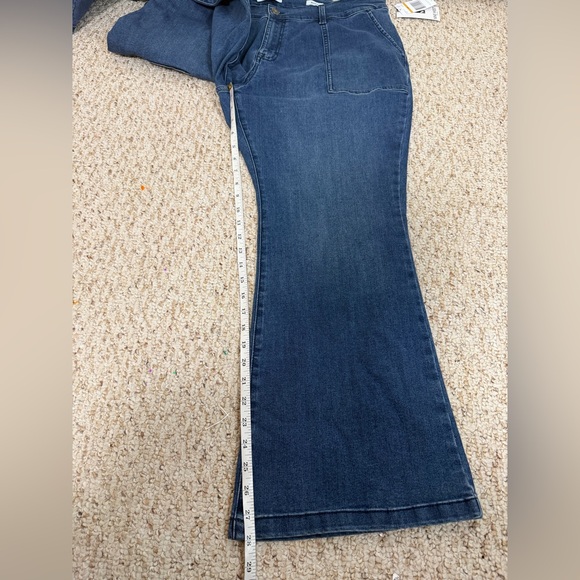Nine West Dark Blue bootcut  Jeans size 16W new with tag - Picture 6 of 9